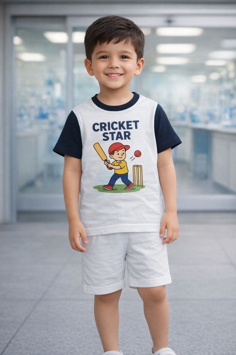 Premium & Export Quality Kids T-Shirt Set( Tee+Pant): OVS Brand